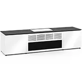 Miami 245 86" Cabinet in Gloss Warm White & Black for Samsung SP-LPU7DSAX UST Projector