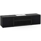 Chicago 245 86" Cabinet in Textured Black Oak & Black Top for Epson QS100 Projector