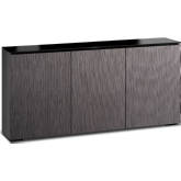 Seattle 337 64" Low Profile Wall Cabinet TV Stand in Textured Gray Oak