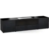 Chicago 245 85" Credenza Cabinet in Black Oak for LG 4K UHD Cinebeam Projector