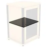 Standard Shelf in Black for Salamander Synergy Cabinets
