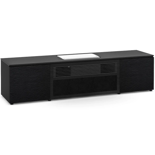 Chicago 85" 245 Cabinet in Textured Black Oak & Black Top for Samsung SP-LSP7TF Projector