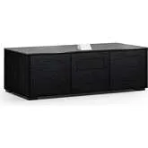 Chicago 237 65" AV Cabinet for integrated Epson LS500 Projector in Black Oak & Black
