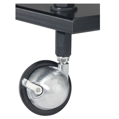 Saturn Wheels for Synergy Cabinets in Black or Satin Chrome (Set of 4, 6, 8, or 10)
