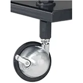 Saturn Wheels for Synergy Cabinets in Black or Satin Chrome (Set of 4, 6, 8, or 10)