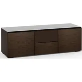 Berlin 236 65" TV Stand Cabinet with Center Speaker Opening in Textured Wenge