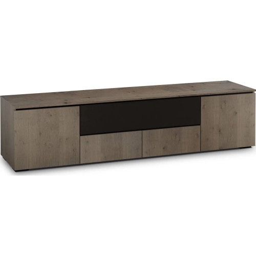 Lancaster 245 85" TV Stand AV Cabinet in Barn Board Oak