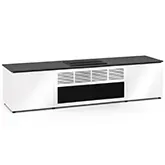 Miami 245 86" Cabinet in Gloss Warm White & Black for AWOL Max & Pro Projector