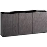 Seattle 337 64" Low Profile Wall Cabinet TV Stand in Textured Gray Oak