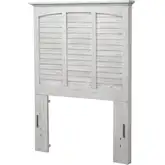 Surfside Twin Headboard in Weathered White Wood