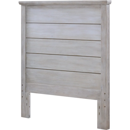Geneva Twin Headboard in Distressed White Wood