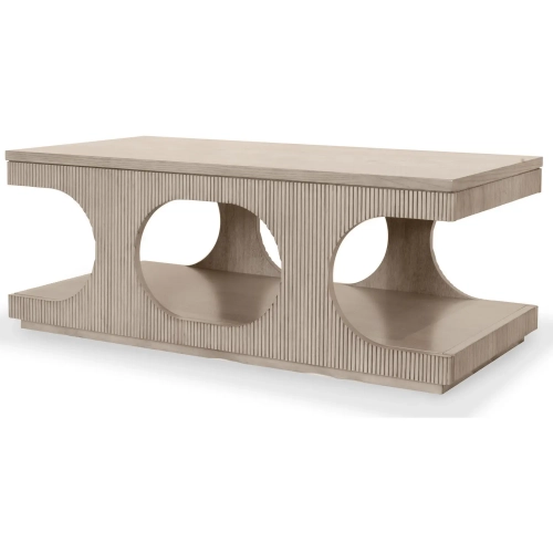 Manhattan Valley Coffee Table in Dusty Rose Finish Wood