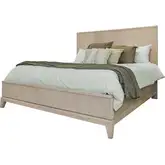 Manhattan Valley King Bed in Dusty Rose Finish Wood