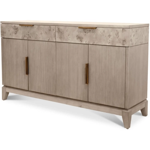 Manhattan Valley 66" Credenza in Dusty Rose Finish Wood