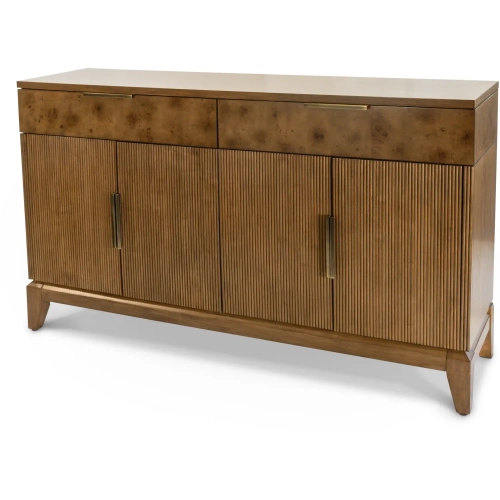 Manhattan Valley 66" Credenza in Vintage Chestnut Finish Wood