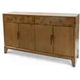 Manhattan Valley 66" Credenza in Vintage Chestnut Finish Wood