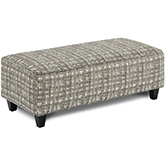 49" Cocktail Ottoman in Potlach Marine Multicolor Fabric