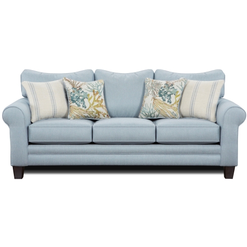 Sleeper Sofa in Starter Sky Fabric