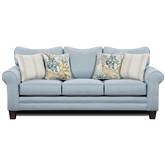 Sleeper Sofa in Starter Sky Fabric