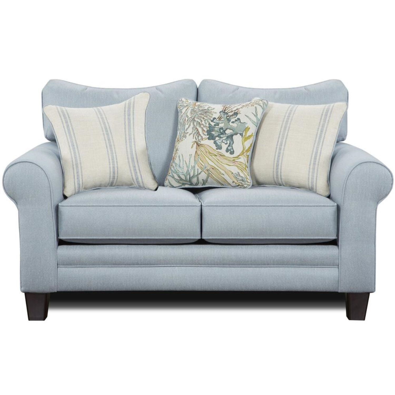 Southern Furniture 1141 Labyrinth Sky Loveseat 1141 Loveseat in
