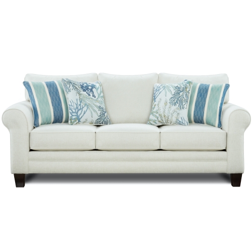 Sleeper Sofa in Grande Glacier Off White Fabric