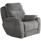 Show Stopper Next Level Power Wall Hugger Recliner with Massage (Shown in discontinued fabric)