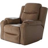 Marvel Power Headrest Rocker Recliner in Taupe Fabric
