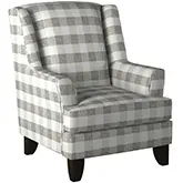 Accent Chair in Brock Berber Cream & Beige Performance Fabric
