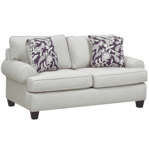 Loveseat in Awesome Oatmeal Khaki Fabric