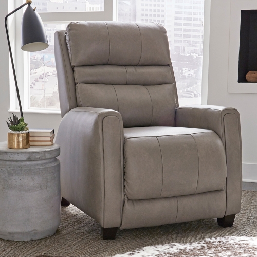 Turbo SoCozi Massage Next Level Power Recliner in Grey Leather