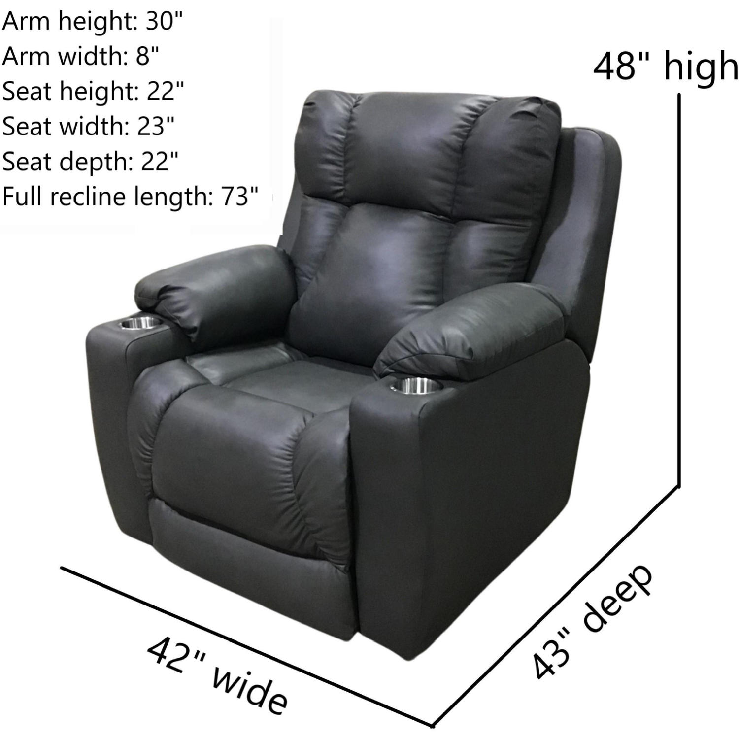 Southern Motion 6247P 996-14 Challenger Big Man's Power Headrest