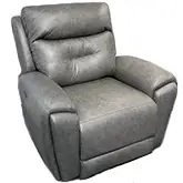 Point Break Triple Power Next Level Recliner in Graystone Gray Duralux