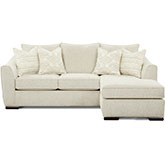 Sectional Sofa with Right Facing Chaise Vibrant Oatmeal