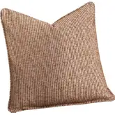 Luxe Down Throw Pillow 20x20 in Alani Ochre Yellow Fabric (Set of 2)