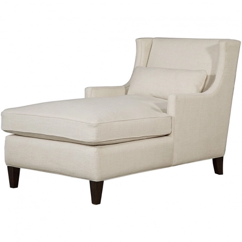Ava Chaise in Cumberland Cream Fabric & Wood