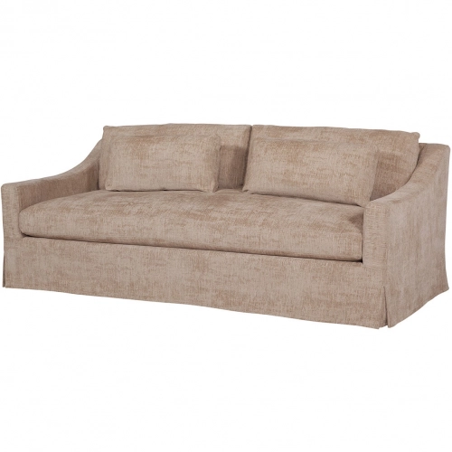 Dunne 84" Slipcover Sofa in Churchill Driftwood Brown Fabric