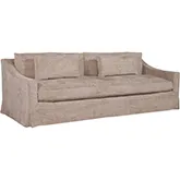 Dunne 96" Slipcover Sofa in Churchill Driftwood Brown Fabric