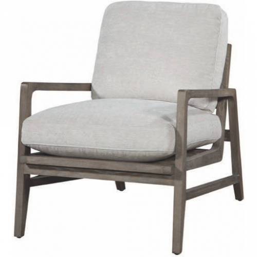 Glendale Accent Chair in Tidal Driftwood Neutral Fabric & Wood