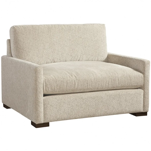 Grady Accent Chair & Half in Plushtone Linen Fabric