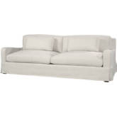 Hampton 96" Slipcover Sofa in Data Cream