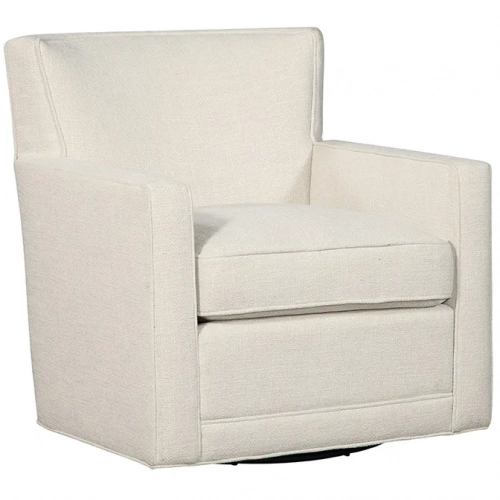 Jaxson Swivel Accent Chair in Cumberland Cream Fabric