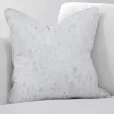 Luxe Down Throw Pillow 20x20 in Kalahara Saxony Neutral Fabric (Set of 2)