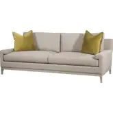 Livi Sofa in Patience Stone Neutral Fabric & Natural Gray Wood