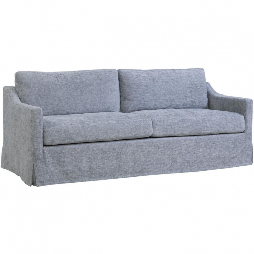 Sagamore Slipcovered Sofa in Navigator Mineral Blue Fabric