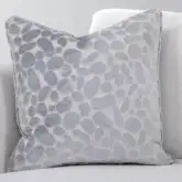 Luxe Down Throw Pillow 20x20 in Shenandoah Stone Pattern Fabric (Set of 2)