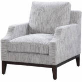 Sanderson Accent Chair in Maverick Fog Gray Fabric