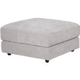 Ventura Ottoman in Walden Natural Fabric