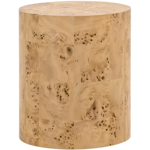 Burl Accent End Table