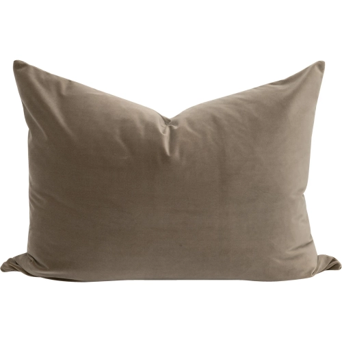 The Basic 34" Essential Dutch Pillow in Caramel Velvet (Set of 2)