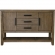 Saunders Sideboard with USB Power Strip in Distressed Brown Acacia Wood